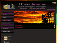 Tablet Screenshot of congresopicodepetroleo.unedbarbastro.es